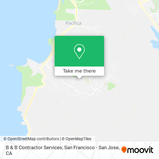 B & B Contractor Services map