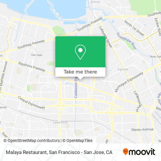 Malaya Restaurant map