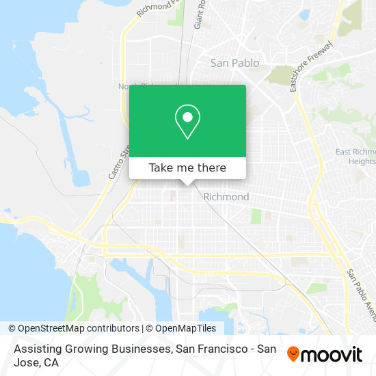 Assisting Growing Businesses map