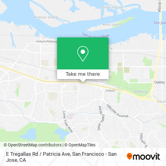 E Tregallas Rd / Patricia Ave map