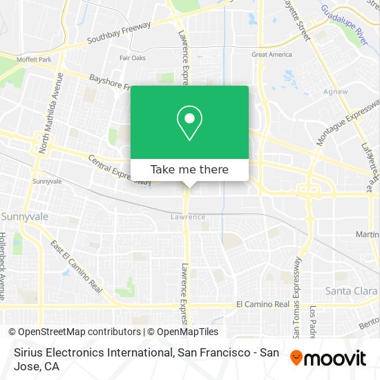 Mapa de Sirius Electronics International