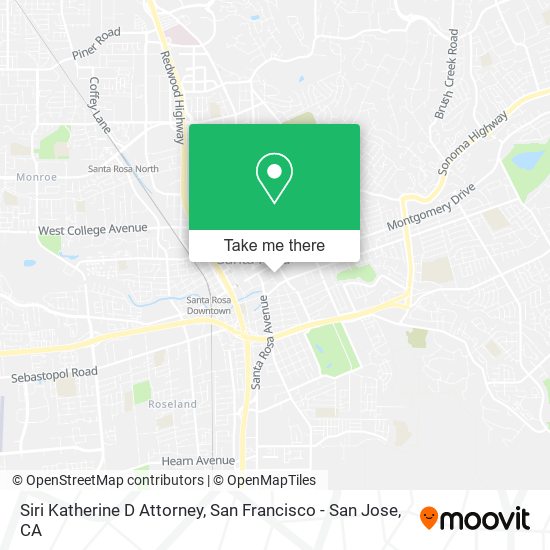 Siri Katherine D Attorney map