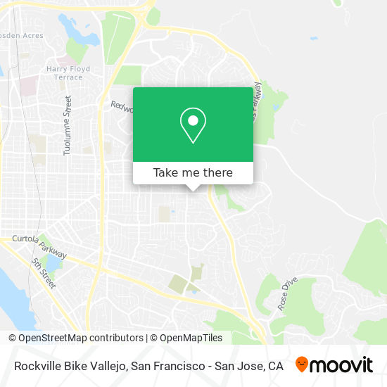 Rockville Bike Vallejo map