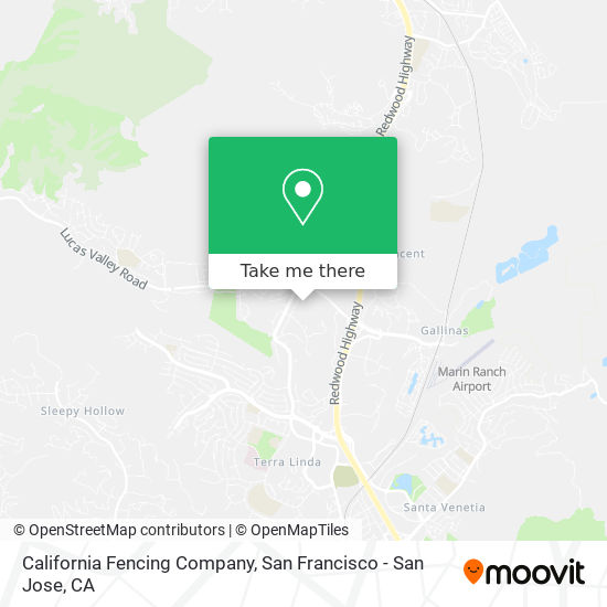 California Fencing Company map