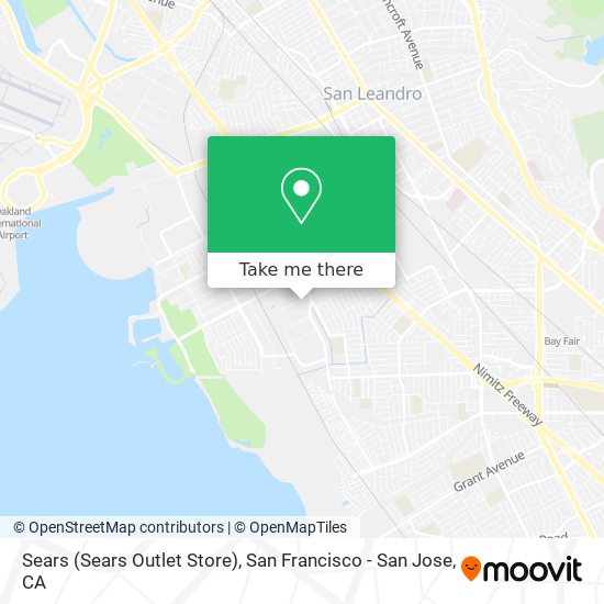 San leandro shop 'outlet store hours