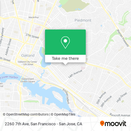 2260 7th Ave map