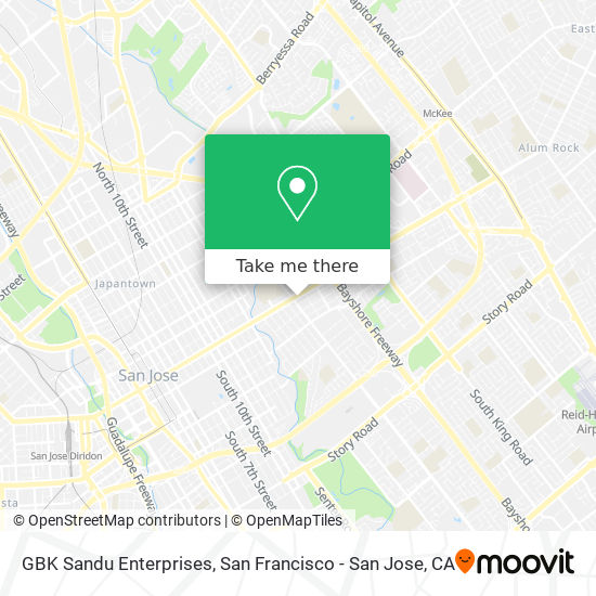 GBK Sandu Enterprises map