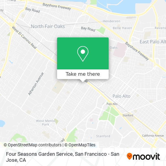 Four Seasons Garden Service map