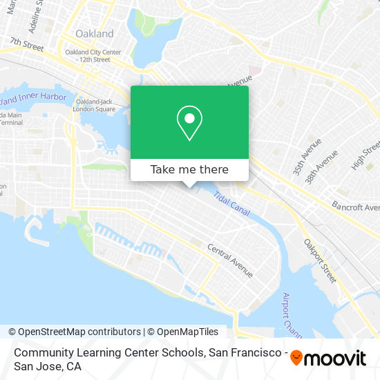 Community Learning Center Schools map