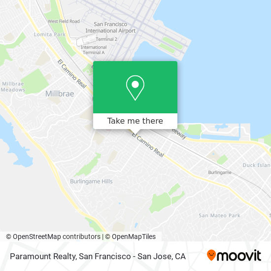 Paramount Realty map