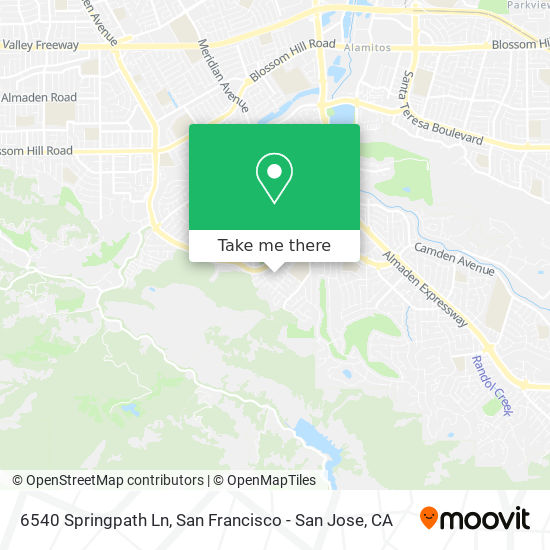 Mapa de 6540 Springpath Ln