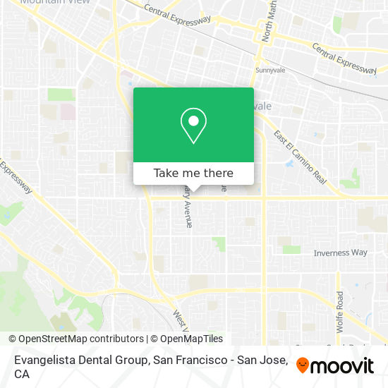 Mapa de Evangelista Dental Group