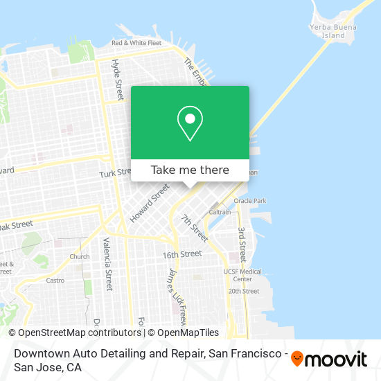 Downtown Auto Detailing and Repair map