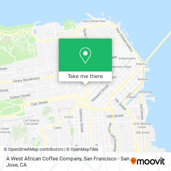 A West African Coffee Company map