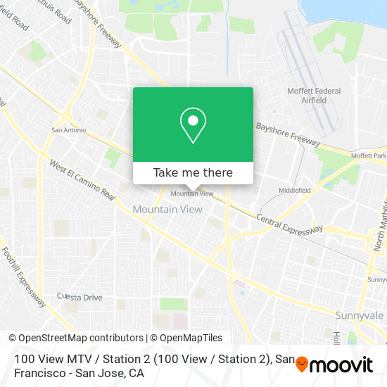 100 View MTV / Station 2 map