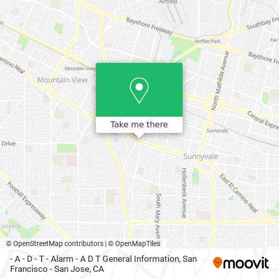 - A - D - T - Alarm - A D T General Information map