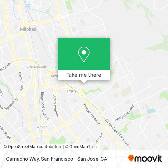 Camacho Way map