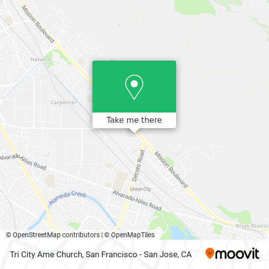 Tri City Ame Church map