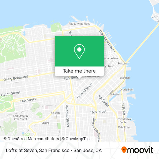 Mapa de Lofts at Seven