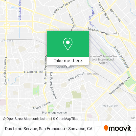 Mapa de Das Limo Service