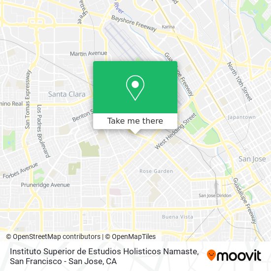 Mapa de Instituto Superior de Estudios Holisticos Namaste