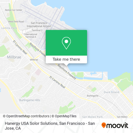 Mapa de Hanergy USA Solor Solutions