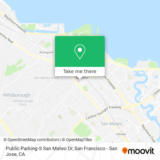Mapa de Public Parking-S San Mateo Dr