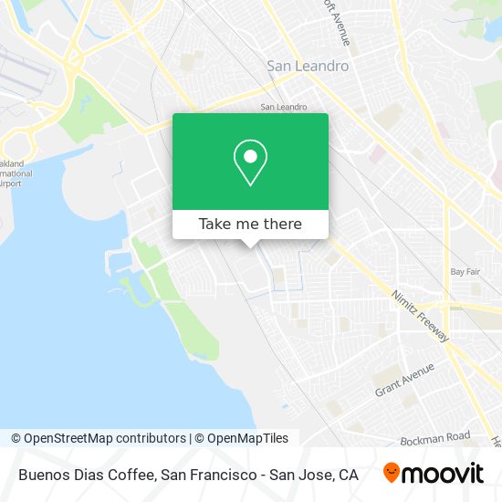 Buenos Dias Coffee map