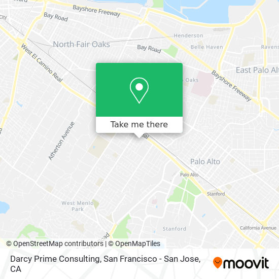 Darcy Prime Consulting map