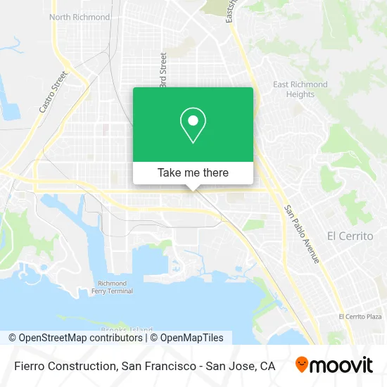 Fierro Construction map