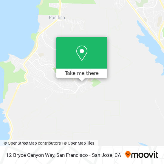 Mapa de 12 Bryce Canyon Way