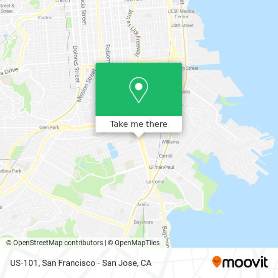 US-101 map
