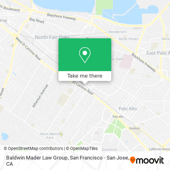 Baldwin Mader Law Group map