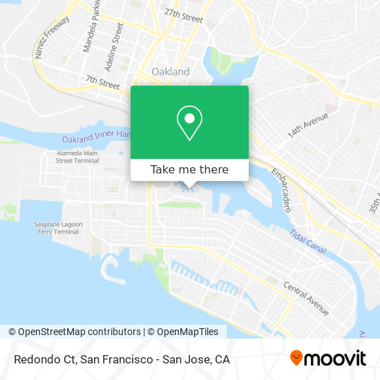 Redondo Ct map