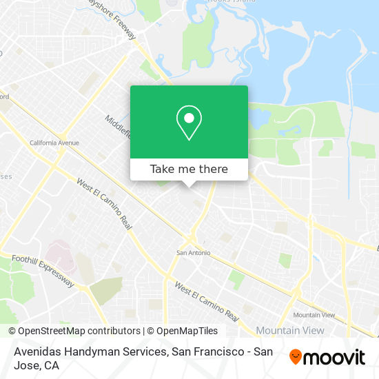 Avenidas Handyman Services map