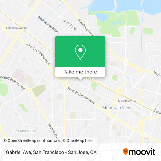 Gabriel Ave map