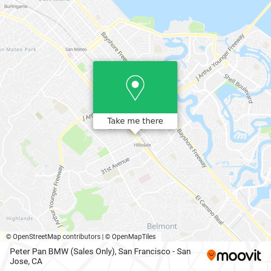 Mapa de Peter Pan BMW (Sales Only)