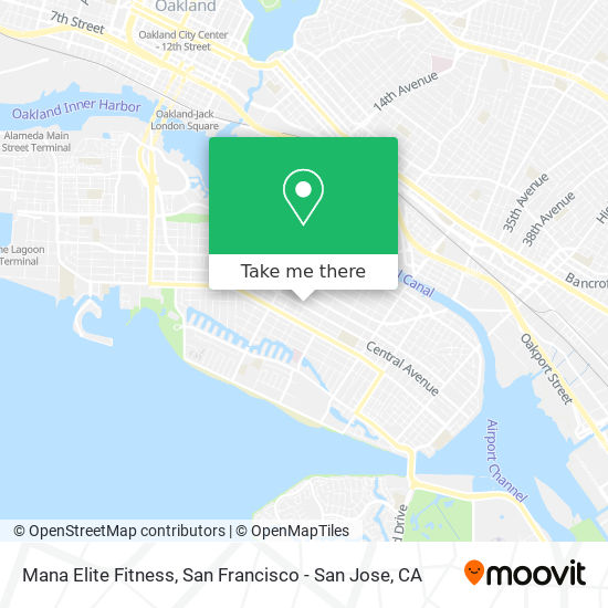 Mana Elite Fitness map