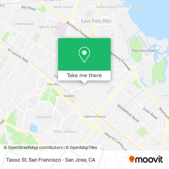 Tasso St map