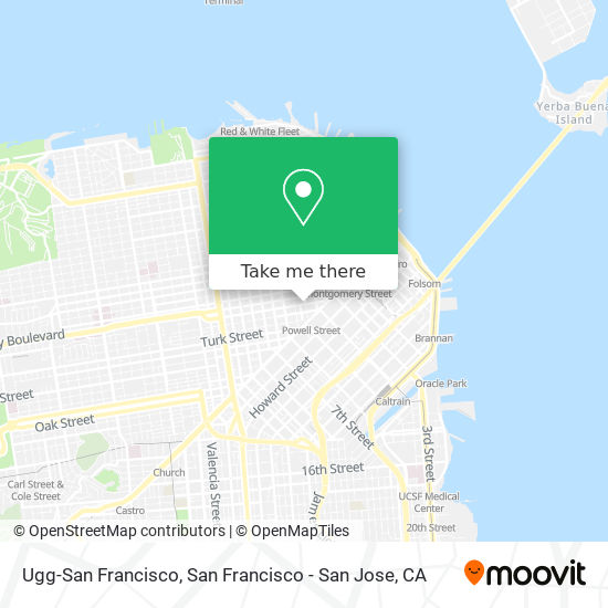 Ugg-San Francisco map