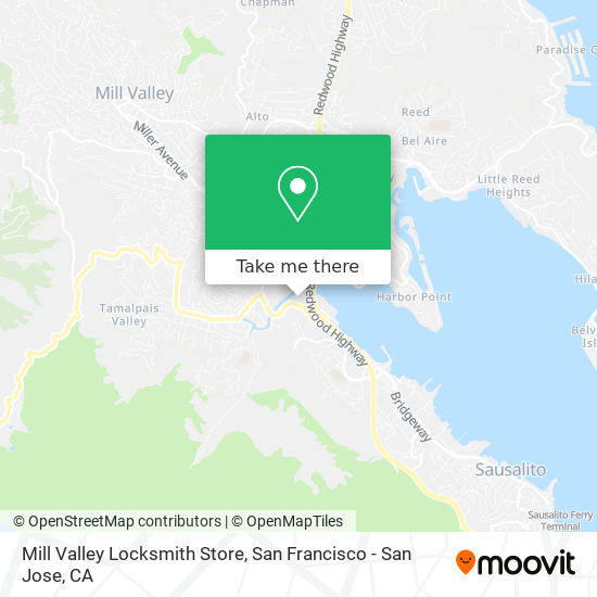 Mapa de Mill Valley Locksmith Store