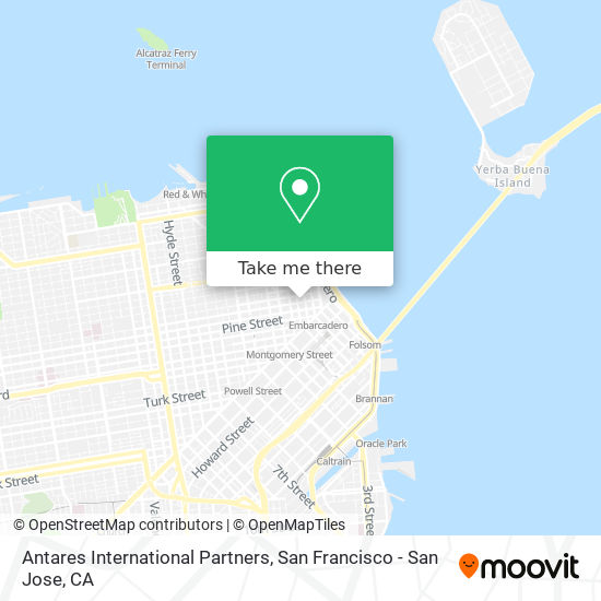 Mapa de Antares International Partners