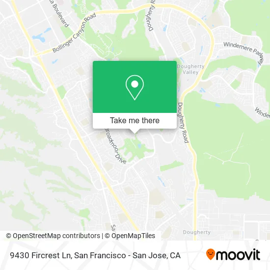 9430 Fircrest Ln map