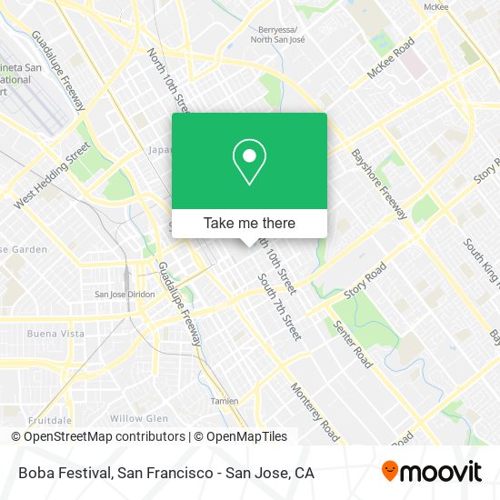 Boba Festival map