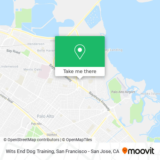 Wits End Dog Training map