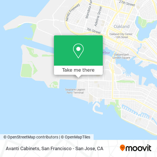 Avanti Cabinets map