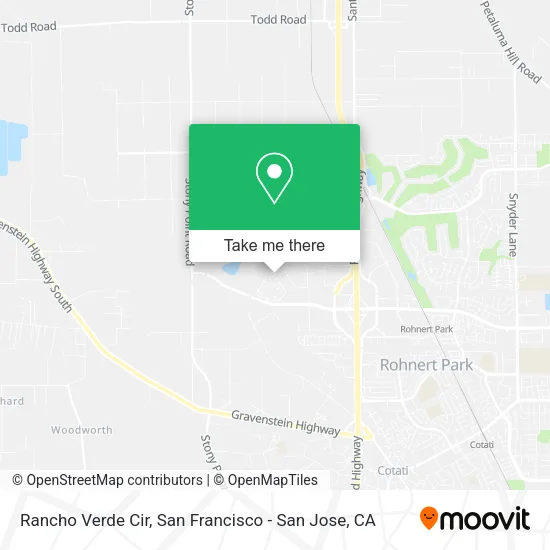 Mapa de Rancho Verde Cir