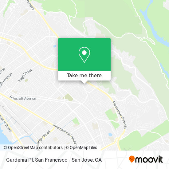 Gardenia Pl map