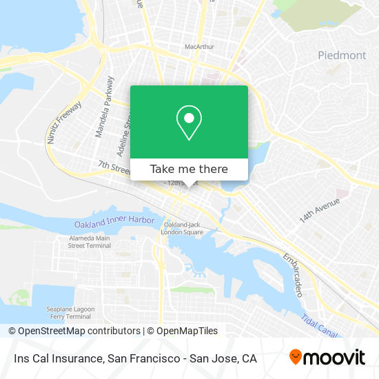 Ins Cal Insurance map