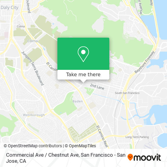 Mapa de Commercial Ave / Chestnut Ave